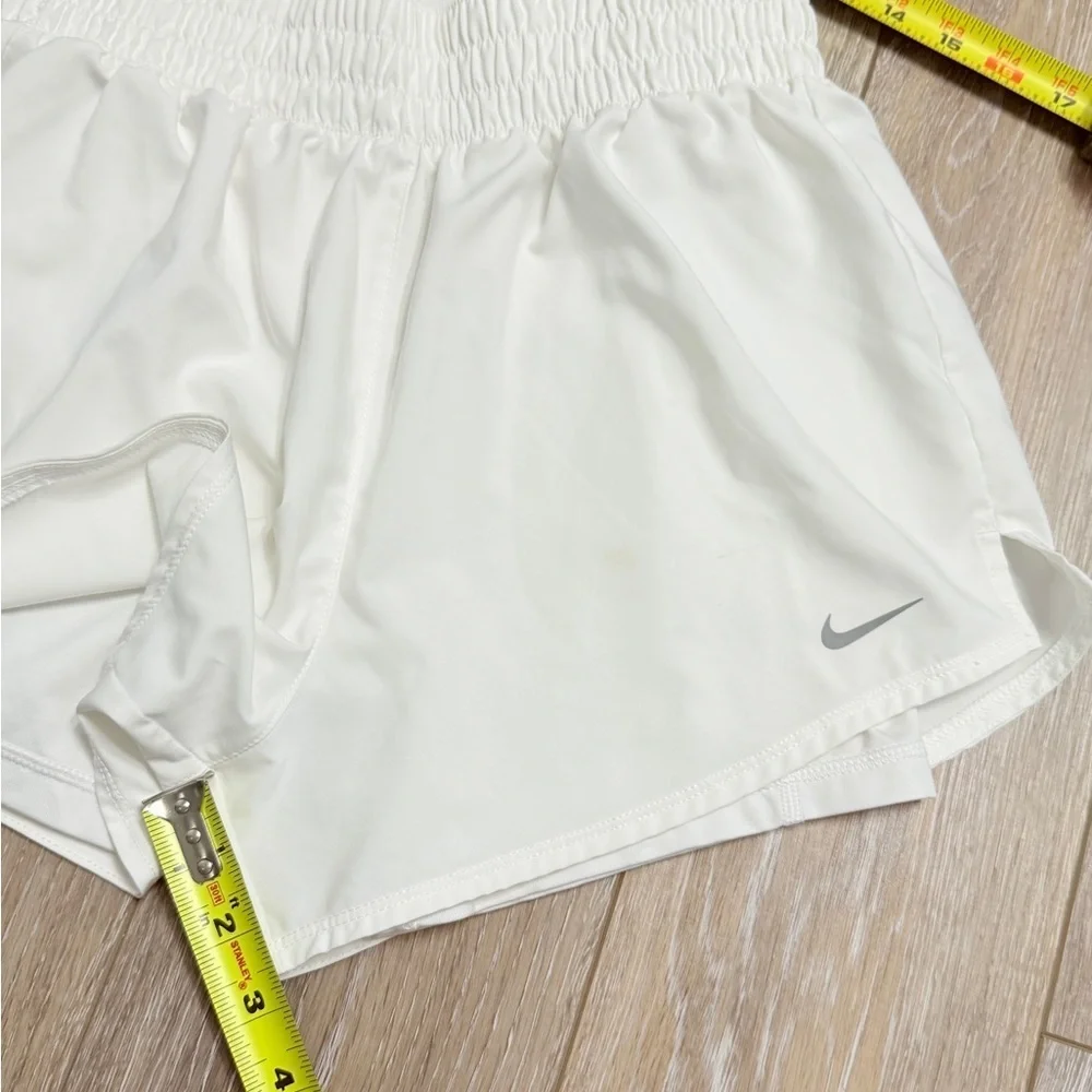 Nike Women's  White Athletic Shorts